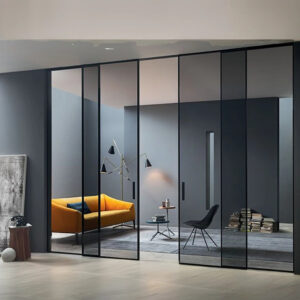 Stylish Customizable Folding Aluminum Sliding Glass Door