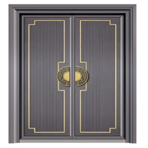 Villa Front Stainless Steel Luxuty Waterproof Metal Entrance Exterior Door