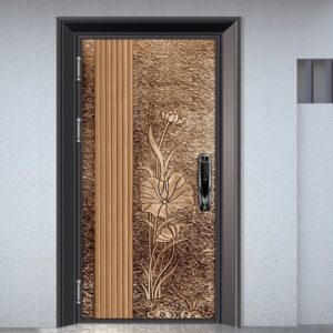 Swing Villa Security Metal Stainless Steel Double Glaze Extorior Entrance Door
