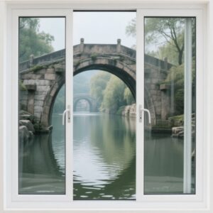 High-Quality UPVC Big Panel Sliding Window for Contemporary Home Designs