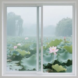 Durable Aluminium Frame Big Window with Tilt Turn Feature for Modern Spaces