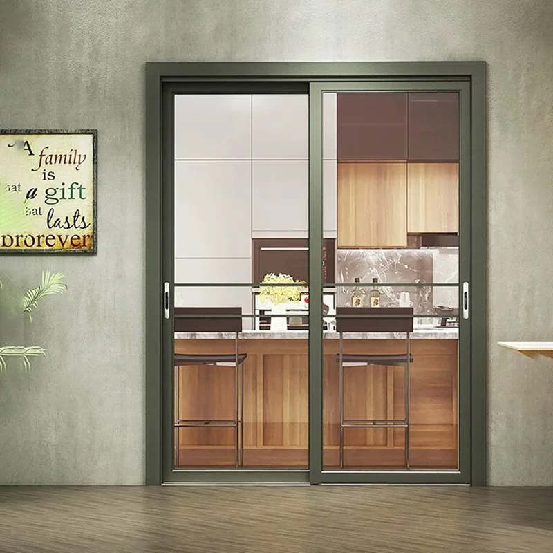 Customizable Top Brand for Modern House Decoration Aluminum Sliding Glass Door