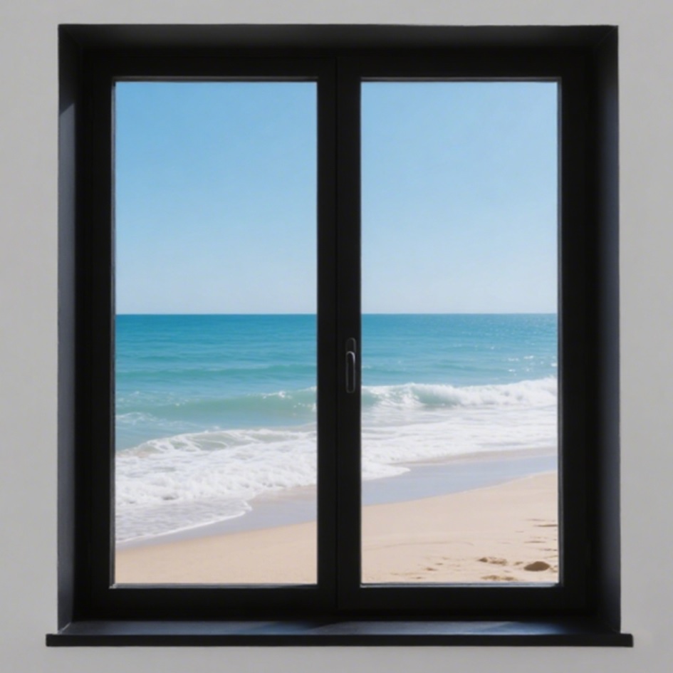 Premium Double Swing Modern Villa Glazed Steel Window for Hotels and Shops