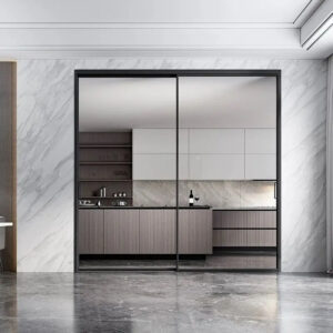 Stylish Folding Aluminum with High-Quality Weather Resistance Sliding Glass Door