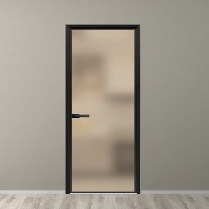 Minimalist Aluminum Alloy Sliding Glass Door for Contemporary Home Entrance