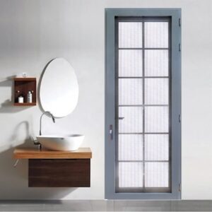 Sleek Aluminum Alloy Bathroom Tempered Glass Door for Stylish Interiors