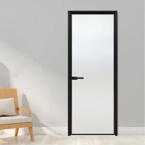 Elegant Bathroom European Design Aluminum Alloy Glass Door for Residential Spaces