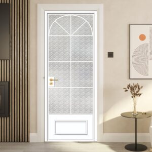 Interior Aluminum Alloy Black Exterior Door with Stylish Tempered Glass