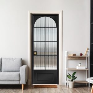 Classic White Coating Sliding Aluminum Alloy Glass Door for Residential Use