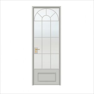 Residential Aluminum Alloy Sliding Interior Door with Beautiful Glass Design