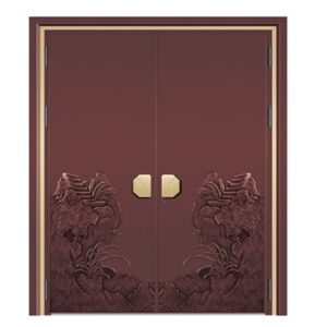 High-Quality Aluminium PVC Front Entrance Metal Steel Security Villa Exterior Door