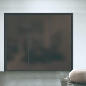 Horizontal Opening with European Style Double Glazed Glass Aluminum Sliding Door