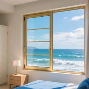 Wholesale White Sliding Glass Casement for House/Home/Balcony Aluminium Window