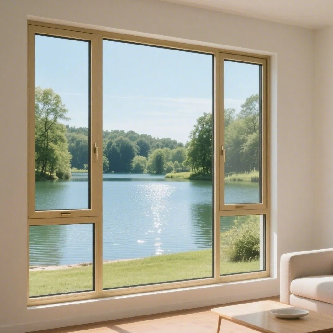 Stylish Tilt Turn Window for Mirror Sliding Glass Aluminum Window