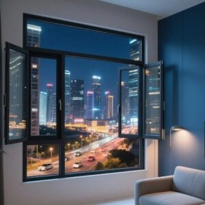 Sleek Aluminum Slide Window with Weatherproof Casement Window