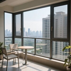 Elegant Glass for Modern Apartments and Villas, Custom Options Tilt-in Sliding Window