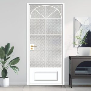Modern Aluminum Alloy Sliding Interior Room Door with Clear Glass
