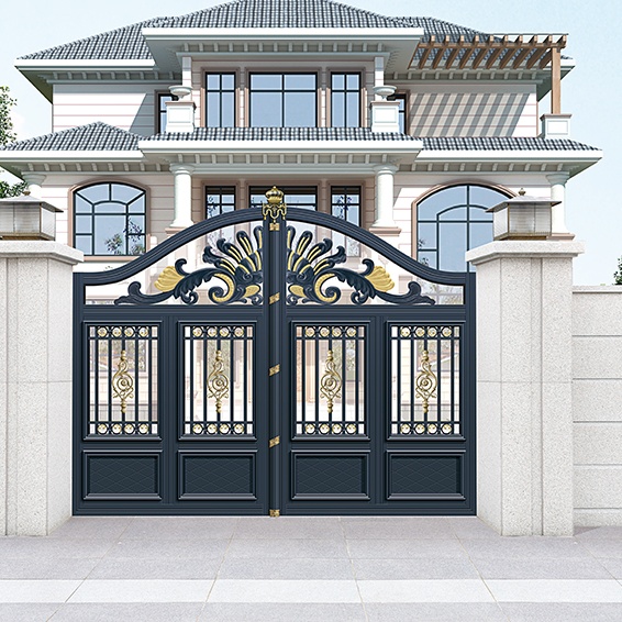Beautiful Yard, Villa, or House Garden Entrance Steel Door Gate