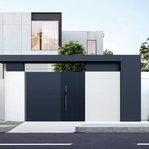 Exterior Villas and Resorts Customizable Aluminum Steel Garden Door Gate