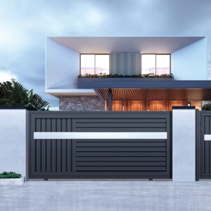 Customizable Aluminum Style Restort Residential Yard or Villa Garden Gate Entrance Door