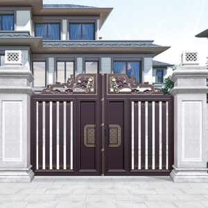 Custom Size Style House Villa Residential Classic Garden Entrance Gate Door