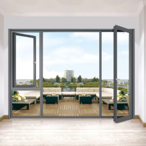 Premium Aluminum Sliding Apartments and Villas Custom Colors Casement Window