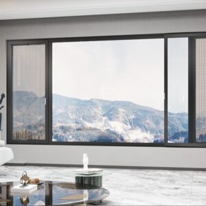 Aluminum Casement Decoration Inside Office Modern Aluminum Sliding Window