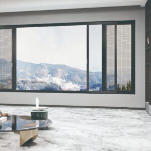 Double Glass Glazed Thermal Break Sliding Aluminium Office Casement Window