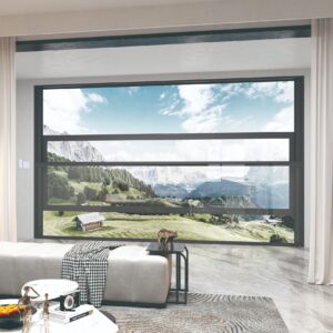 Aluminum Alloy Horizontal Vertical Sliding Casement Sliding Glass Window