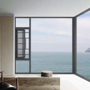 Stylish Double Glazed Casement Hotels Sliding Aluminum Glass Window