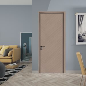 Exterior Interior Eco-Friendly Wood MDF HDF Modern Wooden Door