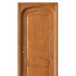 Vertical Classic Wood Material Exterior Interior Solid Wooden Door