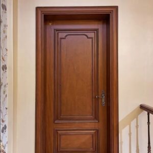 Classic Vertical with Premium Material Finish Wood Door