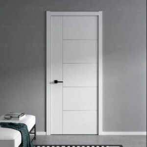 Classic Wood Exterior and Ideal Interior Room Wooden Door