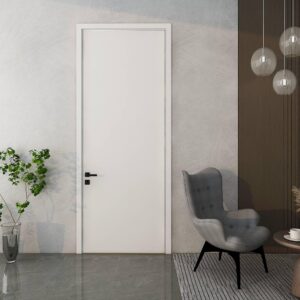 Wooden White MDF/HDF/PVC Interior Door Manufacturer Solid Wood Door