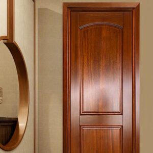 Vertical Classic Made From Quality Wood for Durability Wood Door