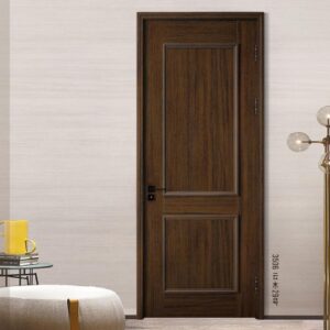 Stylish Classic Wooden Vertical Opening Wooden MDF Wood Door
