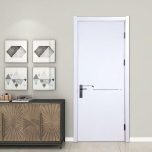 Classic Vertical Interior MDF Residential Solid Wood Interior Door