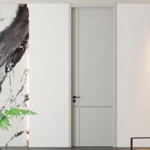 Exit Fire Rating Interior Fireproof Exquisite Solid Wood Door