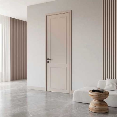 Classic Modern Design Wooden Solid Interior Elegant Room Wood Door