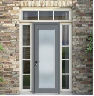 Vertical Opening Tempered for Modern Bathroom Designs Glass Door