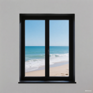 Powder White Metal Aluminum Sliding UPVC Sash Stalinite Modern Window